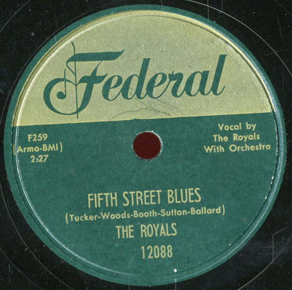 The Royals (2) : Moonrise / Fifth Street Blues (Shellac, 10")