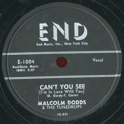 Malcolm Dodds & The Tunedrops : Fools Rush In / Can't You See (I'm In Love With You) (Shellac, 10")