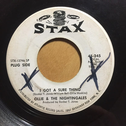 Ollie & The Nightingales : I Got A Sure Thing / Girl, You Have My Heart Singing (7", Single, Promo)