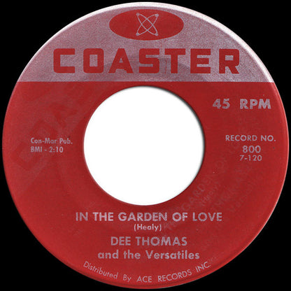 Dee Thomas And The Versatiles : In The Garden Of Love / Don't Know Where I'm Going (7")
