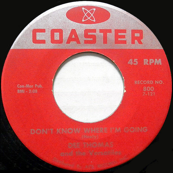 Dee Thomas And The Versatiles : In The Garden Of Love / Don't Know Where I'm Going (7")