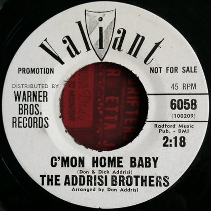 Addrisi Brothers : Little Miss Sad (7", Single, Promo)