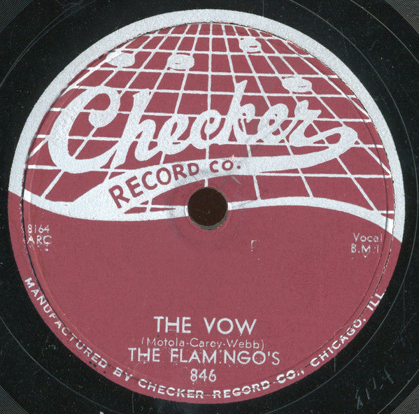 The Flamingos : The Vow / Shilly Dilly (Shellac, 10", Single)