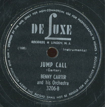 Billy Eckstine With The Deluxe All Star Band Benny Carter And His Orchestra : I Got A Date With Rhythm / Jump Call (Shellac, 10")