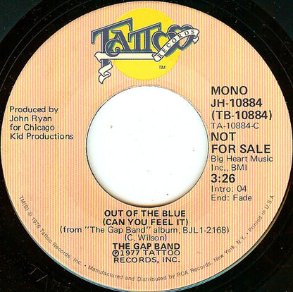 The Gap Band : Out Of The Blue (Can You Feel It) (7", Mono, Promo)