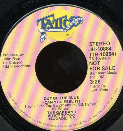 The Gap Band : Out Of The Blue (Can You Feel It) (7", Mono, Promo)