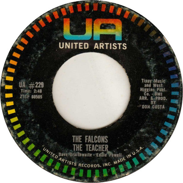 The Falcons : The Teacher / Waiting For You (7", Styrene)