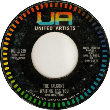 The Falcons : The Teacher / Waiting For You (7", Styrene)