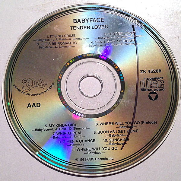 Babyface : Tender Lover (CD, Album, Pit)