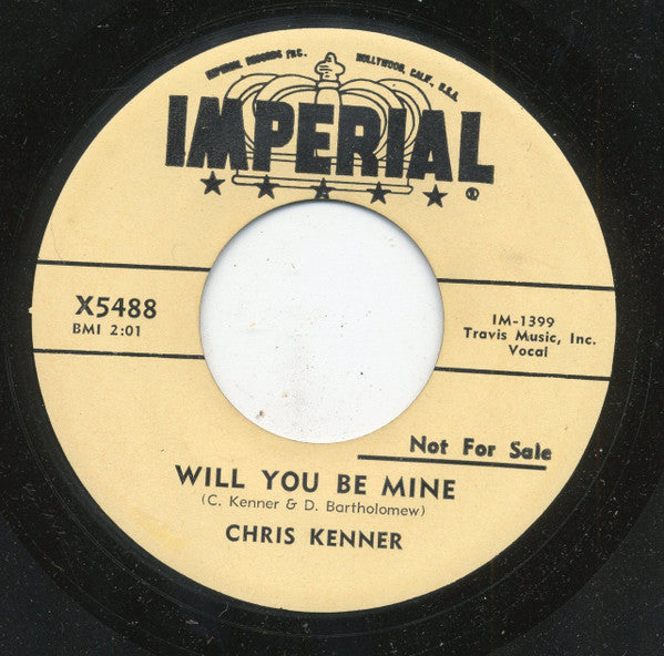 Chris Kenner : I Have News For You / Will You Be Mine (7", Promo)