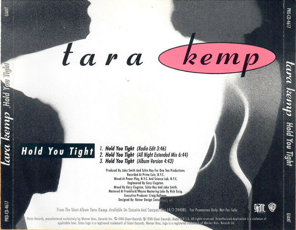 Tara Kemp : Hold You Tight (CD, Single, Promo)