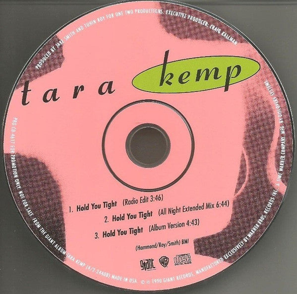 Tara Kemp : Hold You Tight (CD, Single, Promo)