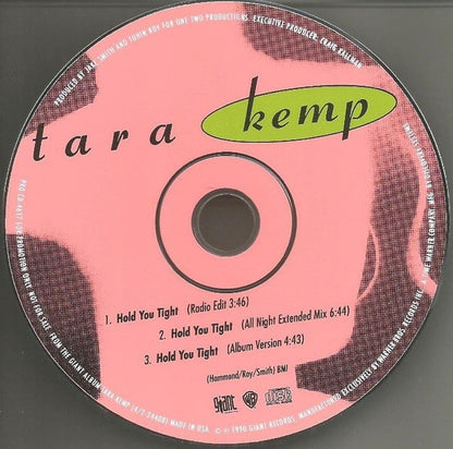 Tara Kemp : Hold You Tight (CD, Single, Promo)