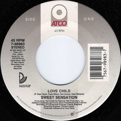 Sweet Sensation : Love Child (7", Single)