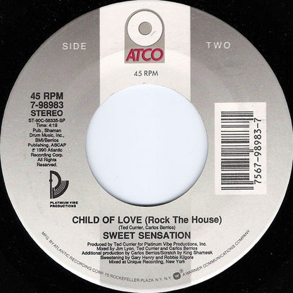 Sweet Sensation : Love Child (7", Single)