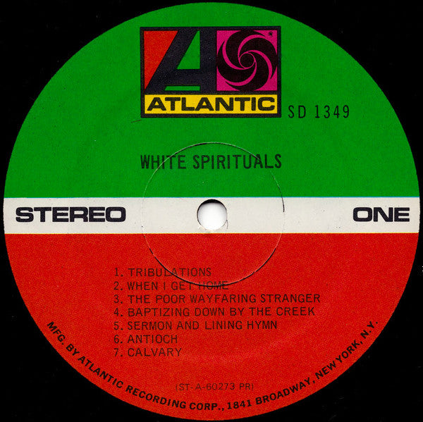 Various : White Spirituals (LP, Album, RE)