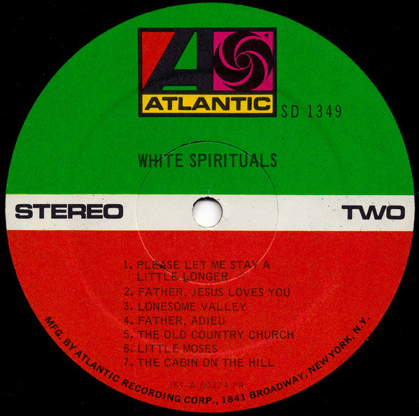Various : White Spirituals (LP, Album, RE)