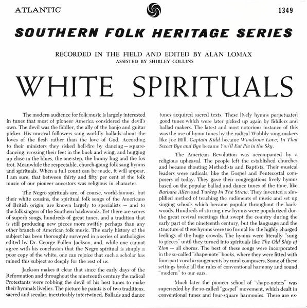 Various : White Spirituals (LP, Album, RE)
