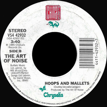 The Art Of Noise : Legs (7", Single, Styrene)