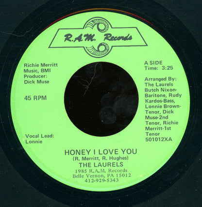 Laurels (2) : Honey I Love You / So Much In Love (7")