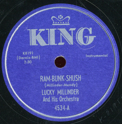Lucky Millinder And His Orchestra : Loaded With Love / Ram-Bunk-Shush (Shellac, 10")