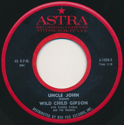 Byron Gipson (2) With Freddie Tieken And The Rockers : Uncle John (7", Single, RE)