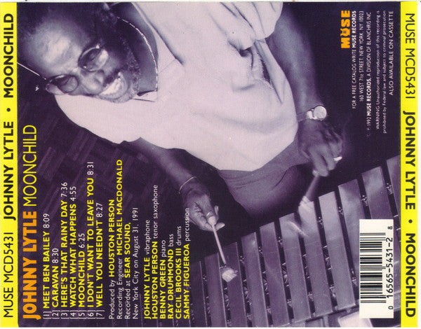 Johnny Lytle : Moonchild (CD, Album)