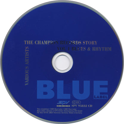 Various : The Champion Records Story - Volume 1 - Blues & Rhythm (CD, Comp)