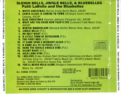 Patti LaBelle And The Bluebells : Sleigh Bells, Jingle Bells and Bluebelles (CD, Album, RE)