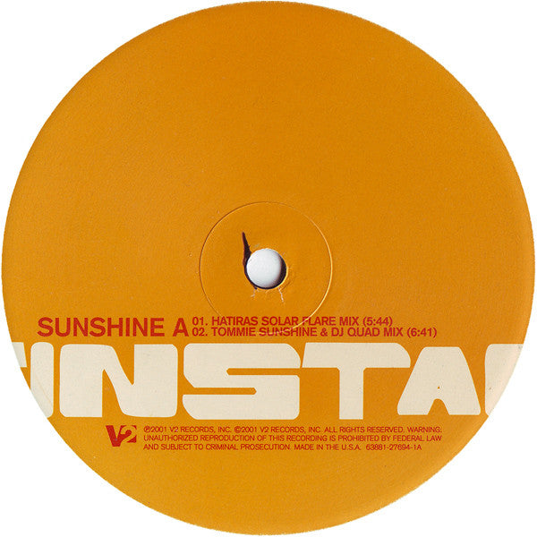Tin Star : Sunshine (2x12")