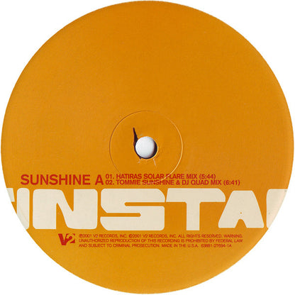 Tin Star : Sunshine (2x12")