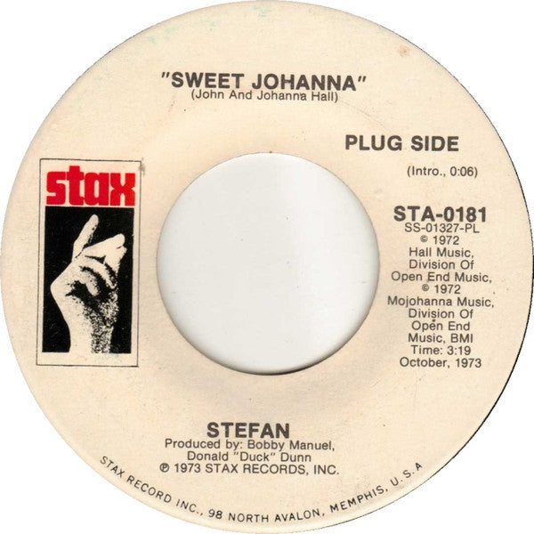 Stefan (7) : Sweet Johanna / Kokomo Me Baby (7", Single, Promo)