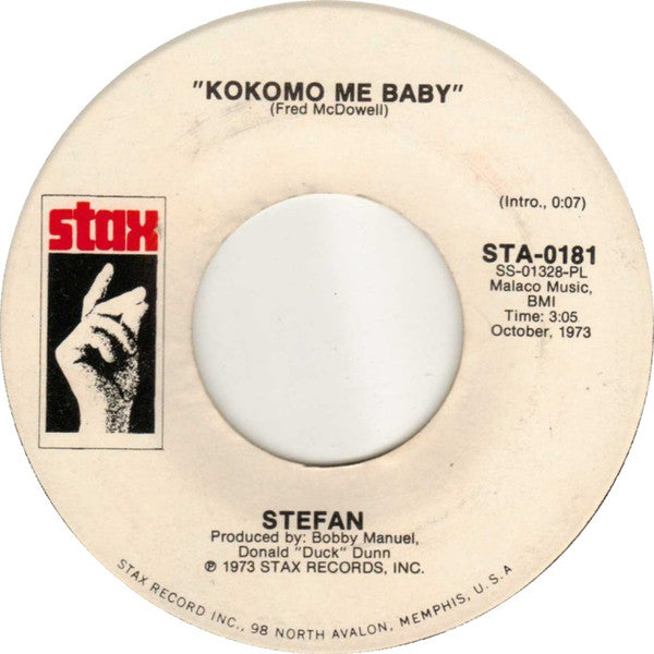 Stefan (7) : Sweet Johanna / Kokomo Me Baby (7", Single, Promo)