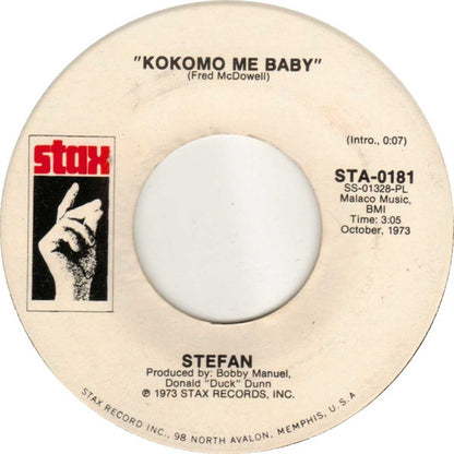 Stefan (7) : Sweet Johanna / Kokomo Me Baby (7", Single, Promo)