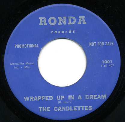 The Candlettes : Moments To Remember / Wrapped Up In A Dream (7", Single, Promo)