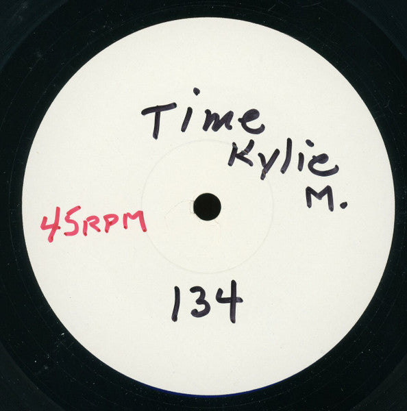 Kylie Minogue vs Unknown Artist : Time (12", S/Sided, Promo, Unofficial, W/Lbl)