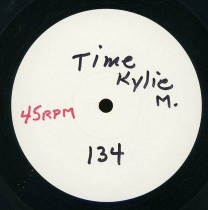 Kylie Minogue vs Unknown Artist : Time (12", S/Sided, Promo, Unofficial, W/Lbl)