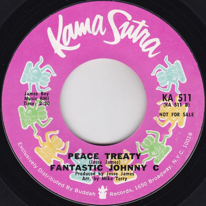 The Fantastic Johnny C : Let's Do It Together / Peace Treaty (7", Single, Promo, Styrene)