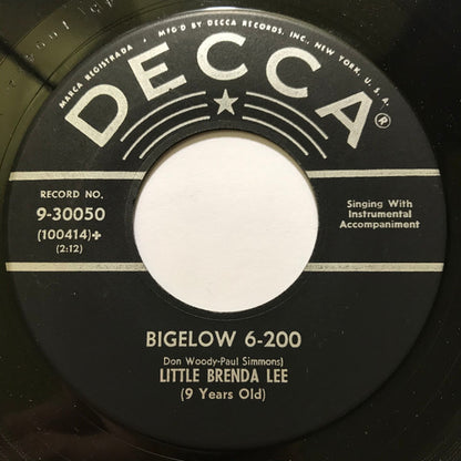 Brenda Lee : Jambalaya (On The Bayou) / Bigelow 6-200 (7", Single, Glo)