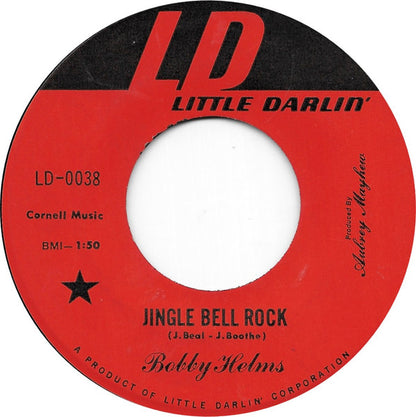 Bobby Helms : Jingle Bell Rock (7", Single, Red)