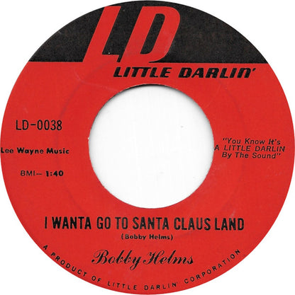 Bobby Helms : Jingle Bell Rock (7", Single, Red)