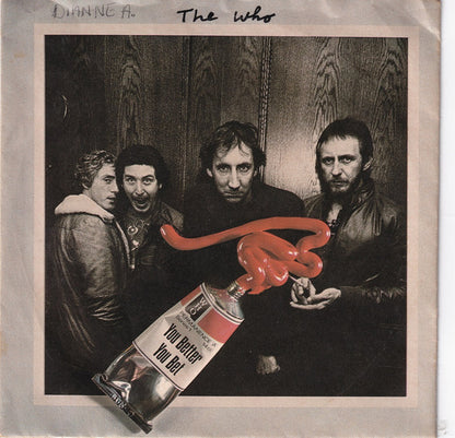 The Who : You Better You Bet (7", Single, Styrene, Ter)