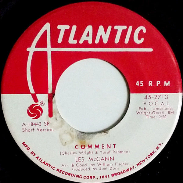 Les McCann : Comment (7", Single)