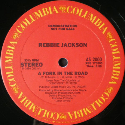 Rebbie Jackson : A Fork In The Road (12", Promo)
