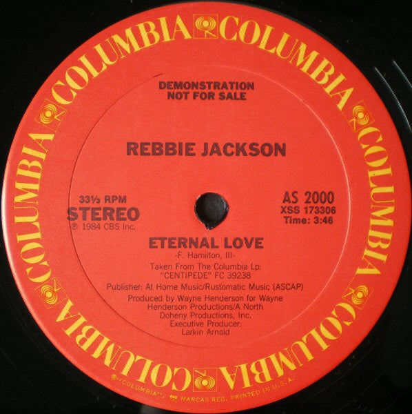 Rebbie Jackson : A Fork In The Road (12", Promo)