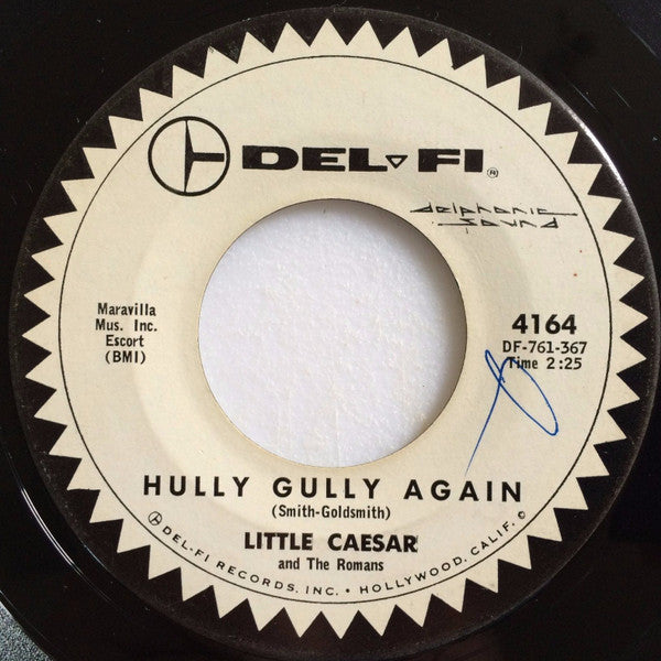 Little Caesar & The Romans : Hully Gully Again (7")