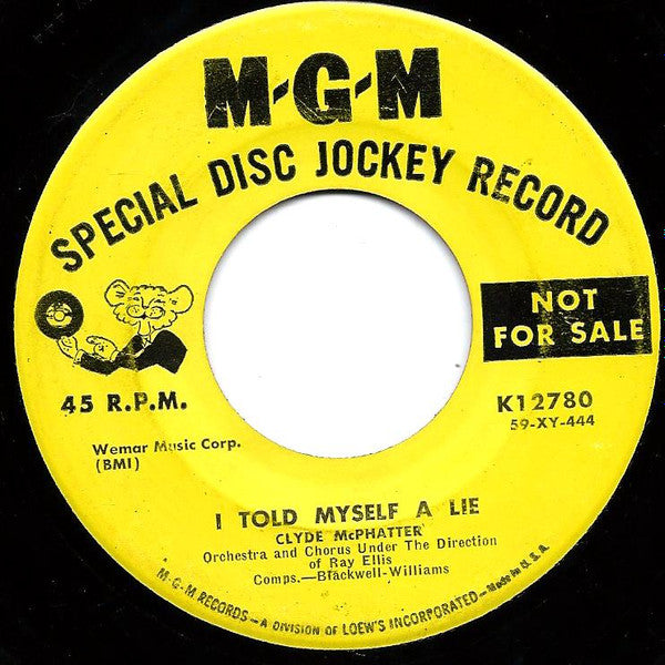 Clyde McPhatter : I Told Myself A Lie (7", Single, Promo)