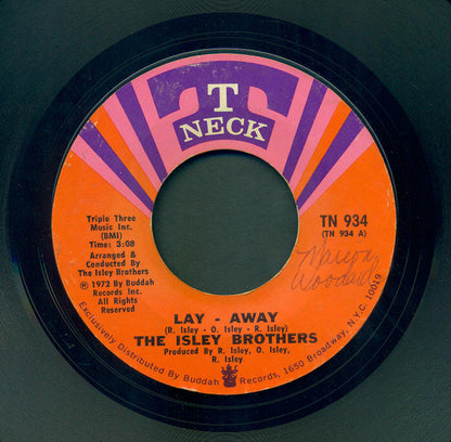 The Isley Brothers : Lay-Away / Feel Like The World (7", Single, ARP)