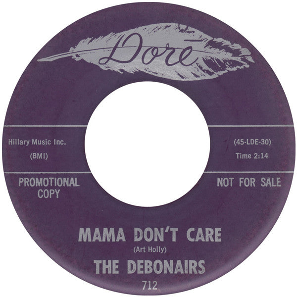 The Debonaires (7) : Everbody's Movin' (7", Single, Promo)