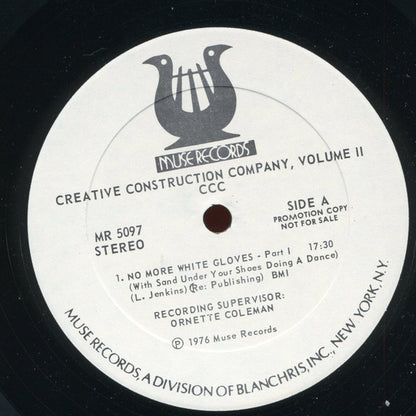 Creative Construction Company : Creative Construction Company Vol.II (LP, Album, Promo)